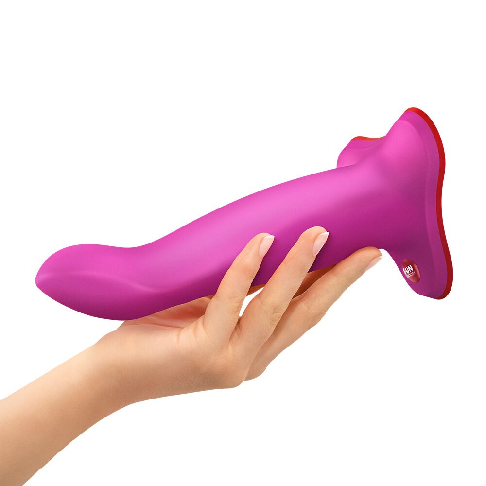 Фаллоимитатор Fun Factory LIMBA FLEX L Magenta, гибкий, с эффектом памяти, подходит для точки G