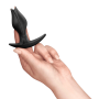 Анальная пробка Fun Factory BOOTIE FEM Black, в виде бутона, диаметр 2,9 см, тонкий ограничитель