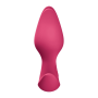 Анальная пробка Fun Factory BOOTIE FEM Raspberry, в виде бутона, диаметр 2,9 см, тонкий ограничитель