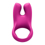 Эрекционное виброкольцо с двойной стимуляцией клитора Fun Factory NŌS CLASSIC Magenta, 2 мотора