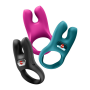 Эрекционное виброкольцо с двойной стимуляцией клитора Fun Factory NŌS CLASSIC Magenta, 2 мотора