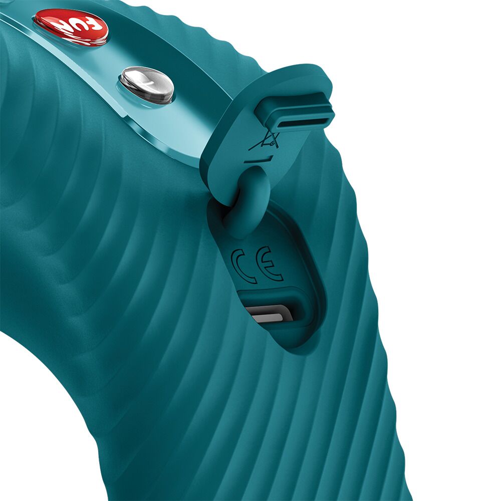 Накладной вибратор Fun Factory LAYA III Bottle Green, эффект постукивания пальцем