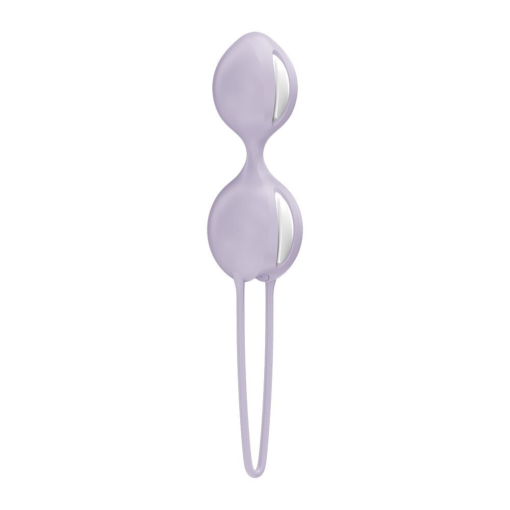 Вагинальные шарики Fun Factory SMARTBALLS DUO Purple, 2 шт, диаметр 3,2 и 3,6 см