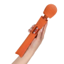 Вибромассажер Fun Factory VIM Vibrating Wand Orange, супермощный и легкий, до 6 часов работы