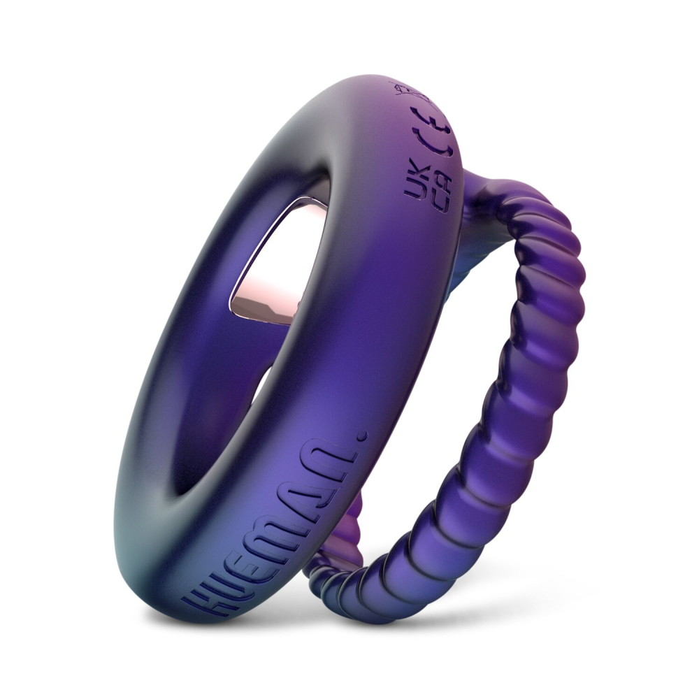 Эрекционное виброкольцо Hueman - Jupiter Vibrating Cock and Ball Ring