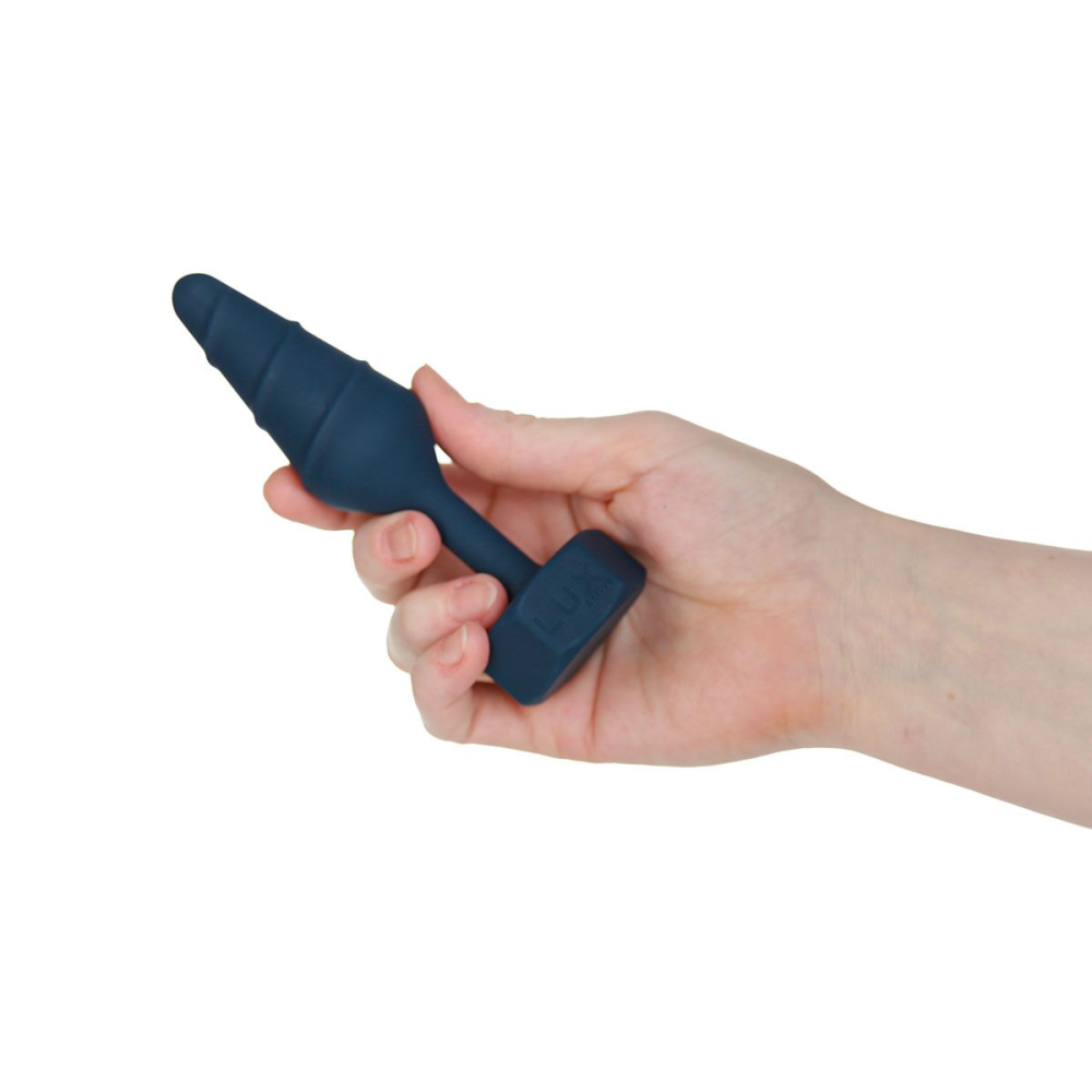 Анальная пробка Lux Active Twist Plug Small Blue
