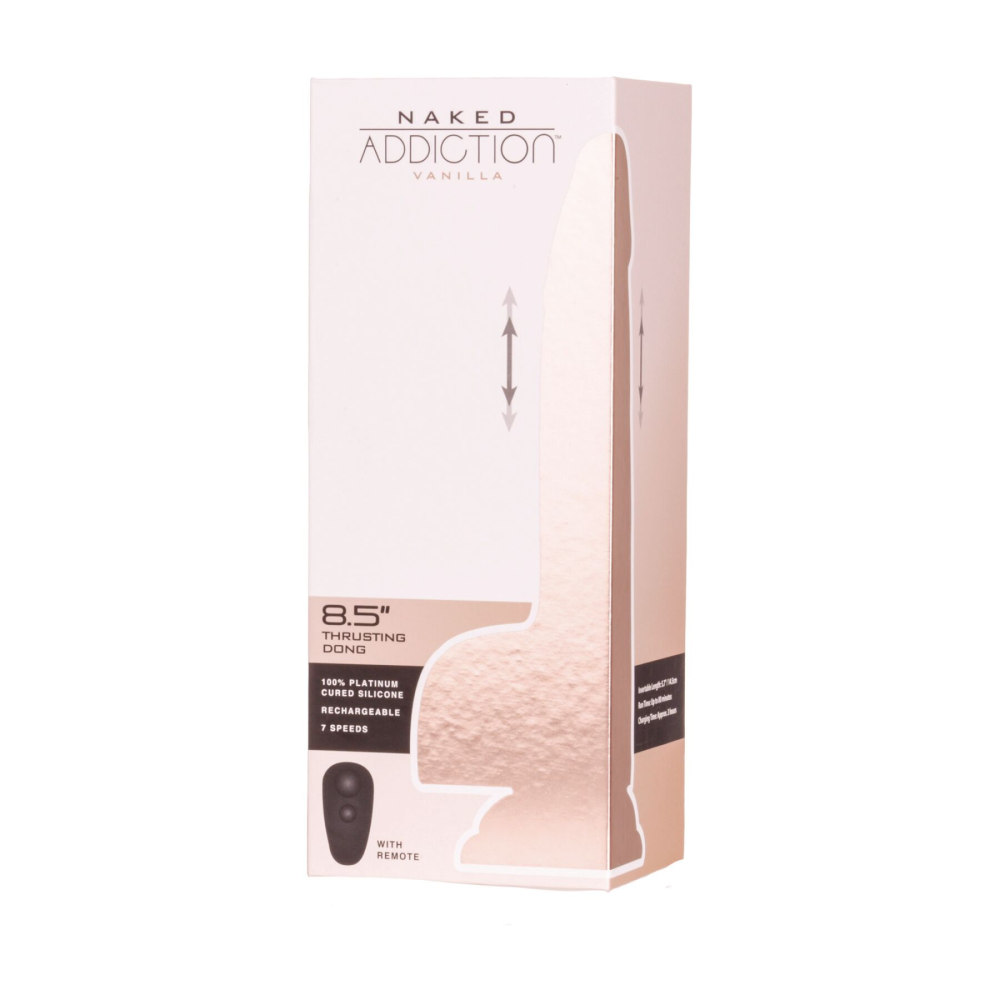 Фаллоимитатор с пульсацией Naked Addiction 8.5” Thruster - Vanilla