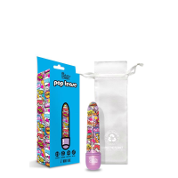 Мини-вибратор с принтом Global Novelties Prints Charming Pop Tease мультиколор
