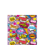 Мини-вибратор с принтом Global Novelties Prints Charming Pop Tease мультиколор