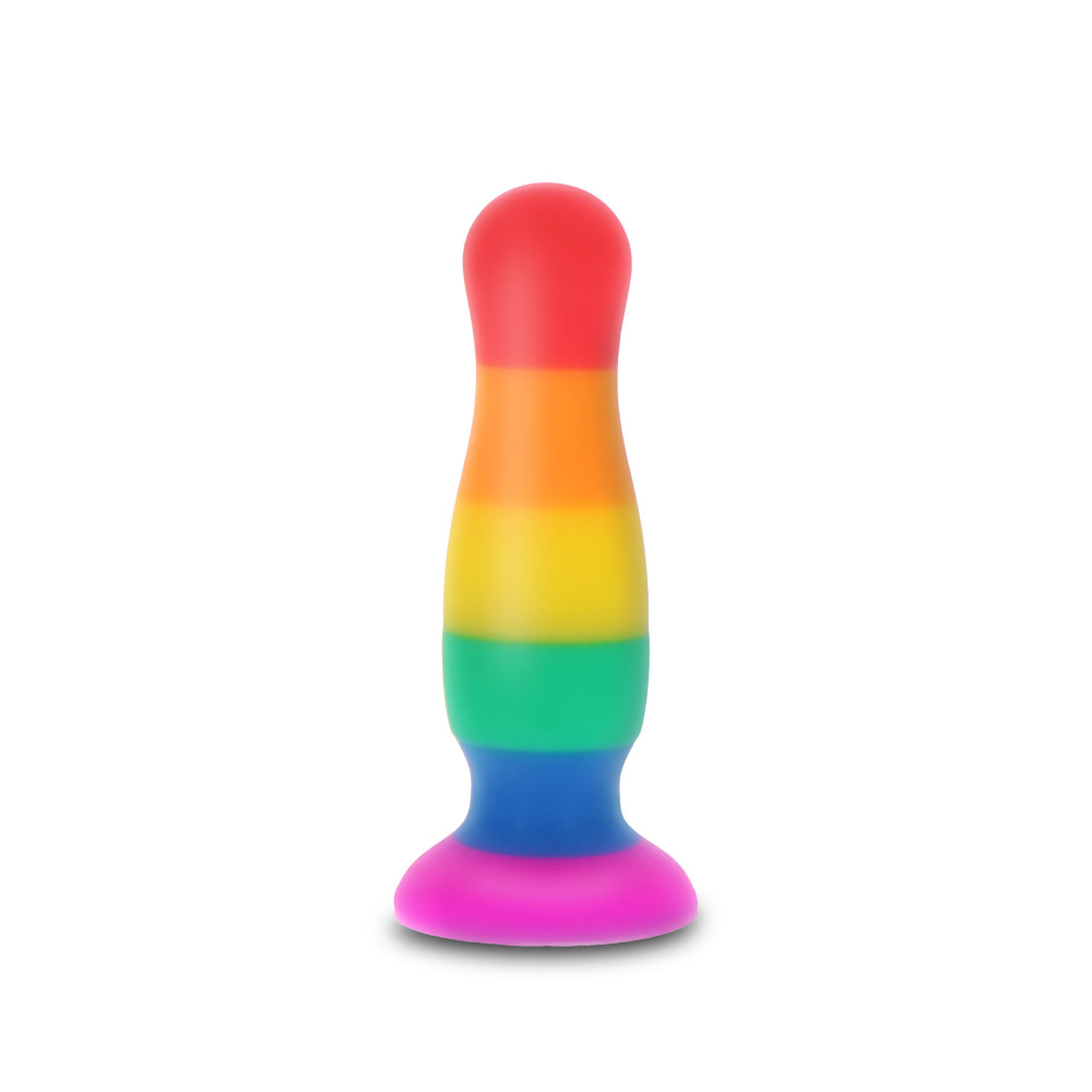 Анальная пробка TOY JOY Fun Stuffer, L, разноцветная, 12.5 х 3.3 см