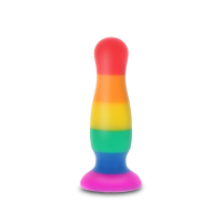 Анальная пробка TOY JOY Fun Stuffer, L, разноцветная, 12.5 х 3.3 см