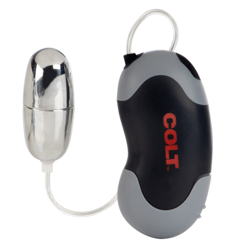 Виброяйцо с проводным пультом COLT Xtreme серебристое, 5.7 х 2.5 см