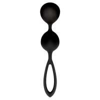 Вагинальные шарики Toyz4Lovers Blackberries Pussy, черные, 17 х 3 см