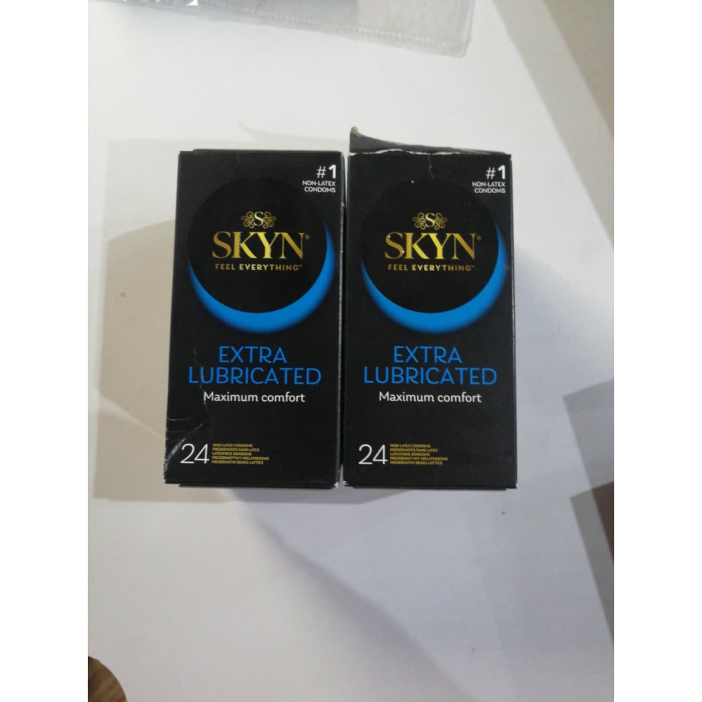 Безлатексные премиум-презервативы SKYN Extra Lubricated 24 шт (мятая упаковка!!!)
