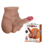 Мастурбатор реалистичный CRAZY BULL Rhynе пенис и анус, бежевый, 24,6 × 23,7 см