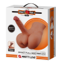 Мастурбатор реалистичный CRAZY BULL Rhynе пенис и анус, бежевый, 24,6 × 23,7 см