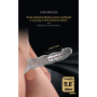 Удлиняющая насадка на пенис Pretty Love Extension с удлинителями (3 шт), прозрачная, 28 х 5,2 см
