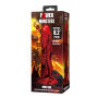 Фаллоимитатор силиконовый Power Monsters Minotaur на присоске, красный, 21 см