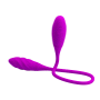 Двусторонний вибратор PRETTY LOVE Snaky Vibe, фиолетовый