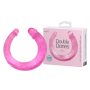Двусторонний фаллоимитатор BAILE Double Dones, розовый, 42 × 3.5 см