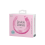 Двусторонний фаллоимитатор BAILE Double Dones, розовый, 42 × 3.5 см