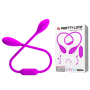 Гибкий вибростимулятор для пар PRETTY LOVE Dream Lover's Whip, фиолетовый, 65.5 х 3.2 см