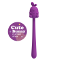 Мини-вибратор на палочке PRETTY LOVE Cute Bunny гибкий, фиолетовый, 14.2 х 1.8 см