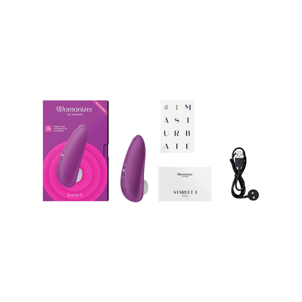 Вакуумный клиторальный стимулятор Womanizer Starlet 3 VIOLET (повреждена упаковка!!!)
