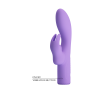 Мини вибратор-кролик Pretty Love Elivia, фиолетовый, 17.2 см х 3.4 см
