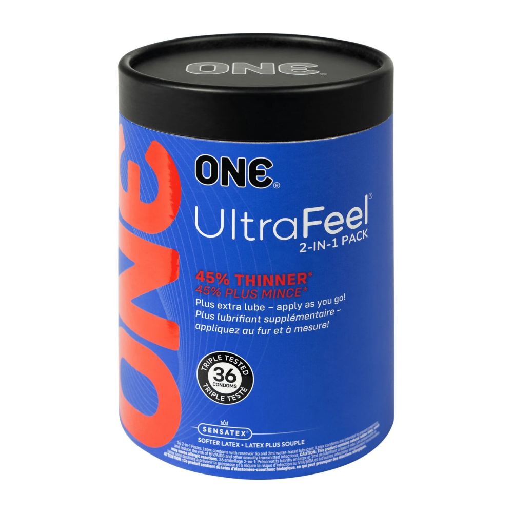 Презервативы ONE Ultra Feel, с дополнительной смазкой, 36 шт (мятая упаковка!!!)