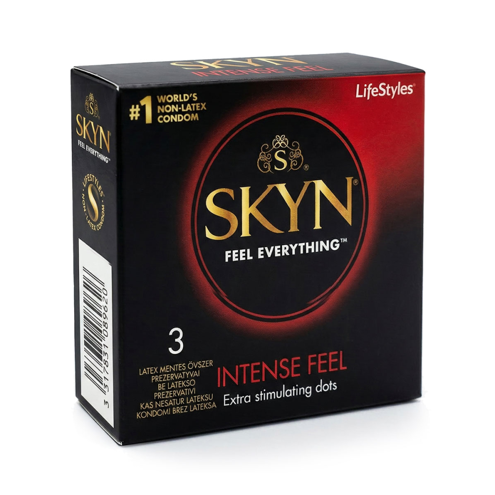 Презерватив SKYN Intense Feel безлатексний (полізопрен), 3 шт