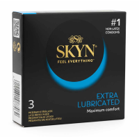 Презерватив SKYN Extra Lube (полиизопрен), 3 шт