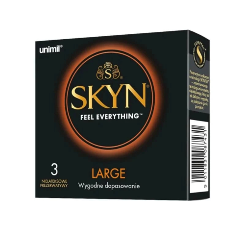 Презервативы безлатексные (полиизопрен) Skyn Large, большого размера, 3 шт