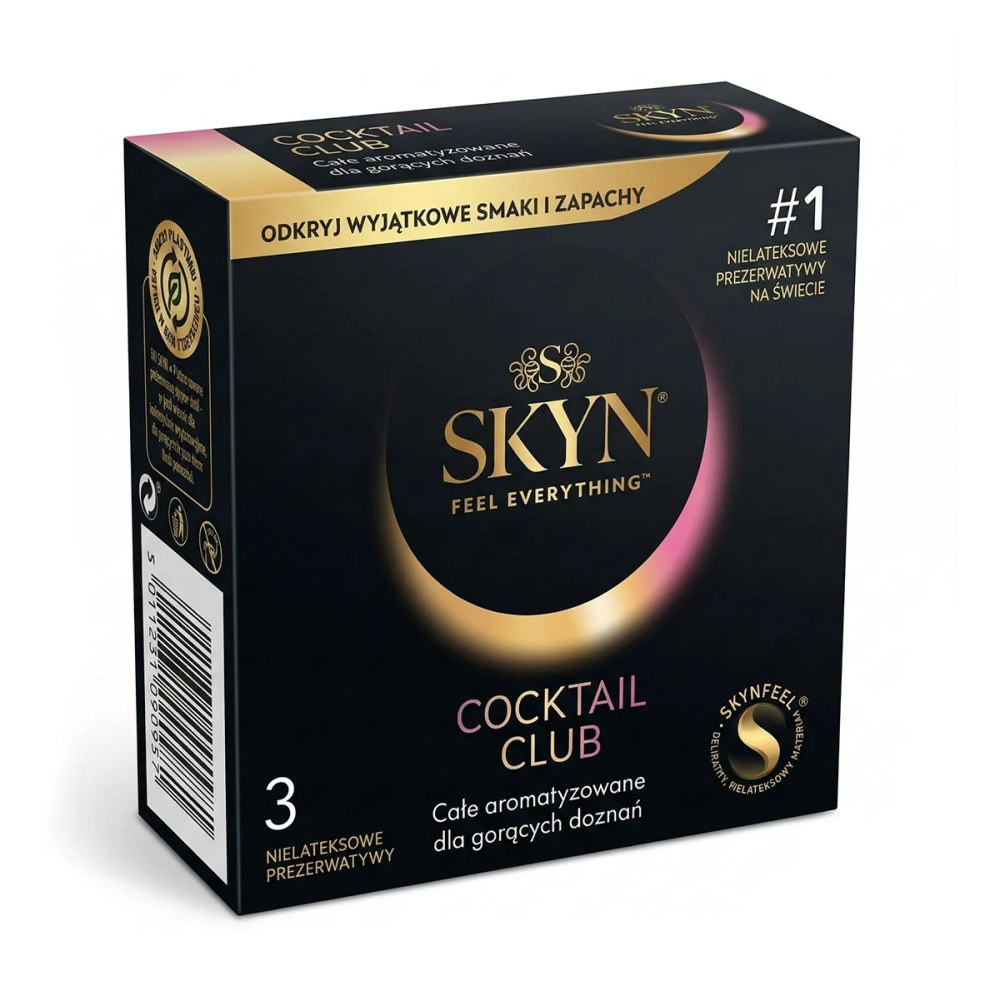 Презервативы SKYN Cocktail безлатексные (полиизопрен), 3 шт
