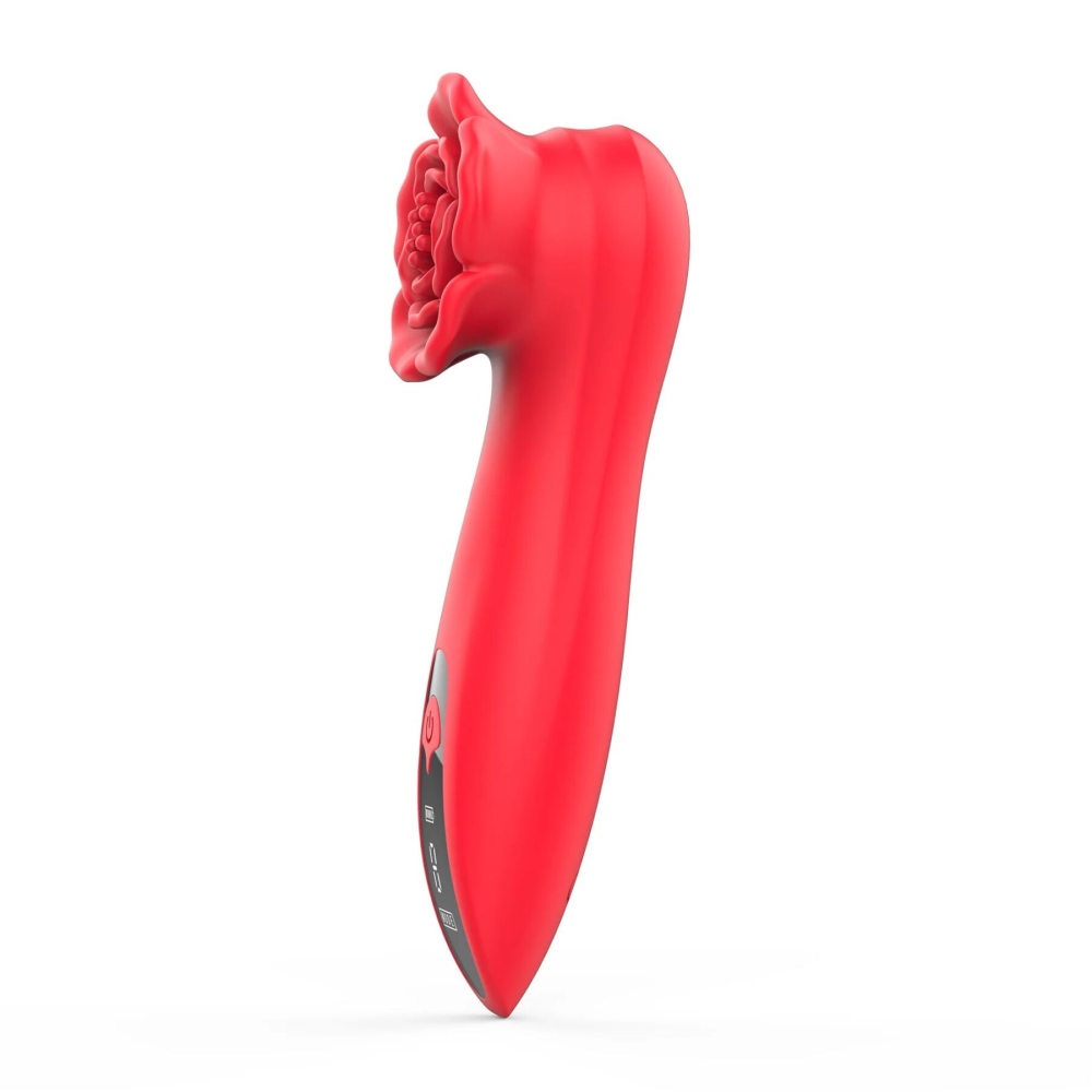Роскошный вибратор для клитора Loviss Tona Rose Vibrator, в виде розы, 9 режимов