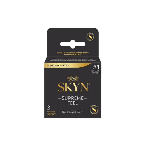 Презервативы Skyn Supreme Feel, безлатексные (полиизопрен), 3 шт