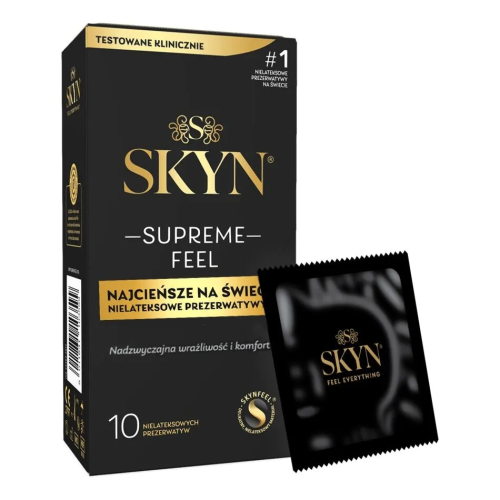Презервативы Skyn Supreme Feel, безлатексные (полиизопрен), 10 шт