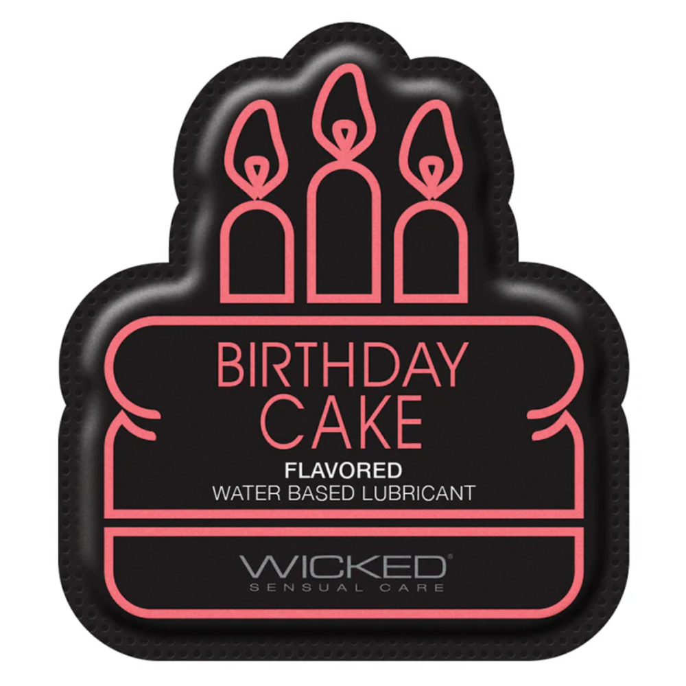 САШЕТ Лубрикант съедобный на водной основе Wicked торт с кремом, саше 1 шт, 3 мл