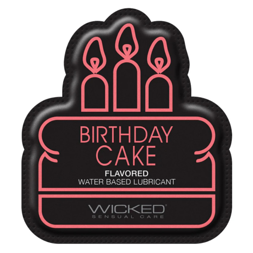 САШЕТ Лубрикант съедобный на водной основе Wicked торт с кремом, саше 1 шт, 3 мл