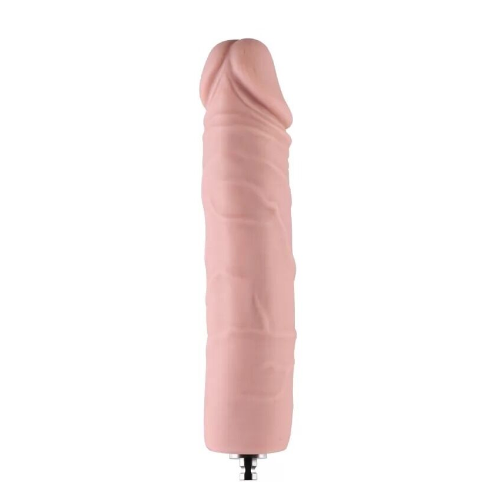 Силиконовый фаллоимитатор для секс-машин Hismith 7" Silicone Dildo, система KlicLok