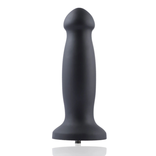 Силиконовый дилдо для секс-машин Hismith 7.2" Black Silicone Anal Dildo, система KlicLok