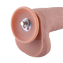 Фаллоимитатор 11.8″ с вибрацией для секс-машин Hismith Silicone Dildo with Vibe, KlicLok, пульт ДУ