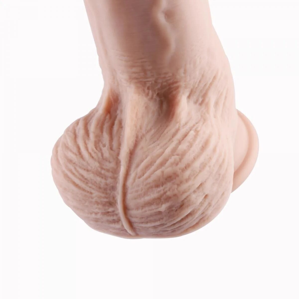 Фаллоимитатор 11.8″ с вибрацией для секс-машин Hismith Silicone Dildo with Vibe, KlicLok, пульт ДУ