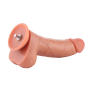 Фаллоимитатор для секс-машин Hismith 8.25" Dual-density dildo with veins, система KlicLok