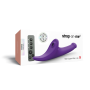 Вибронасадка для страпона с вакуумной стимуляцией Strap-On-Me Multi Orgasm Dildo S Purple
