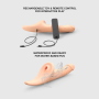 Вибронасадка для страпона с вакуумной стимуляцией Strap-On-Me Multi Orgasm Realistic Dildo M Vanilla