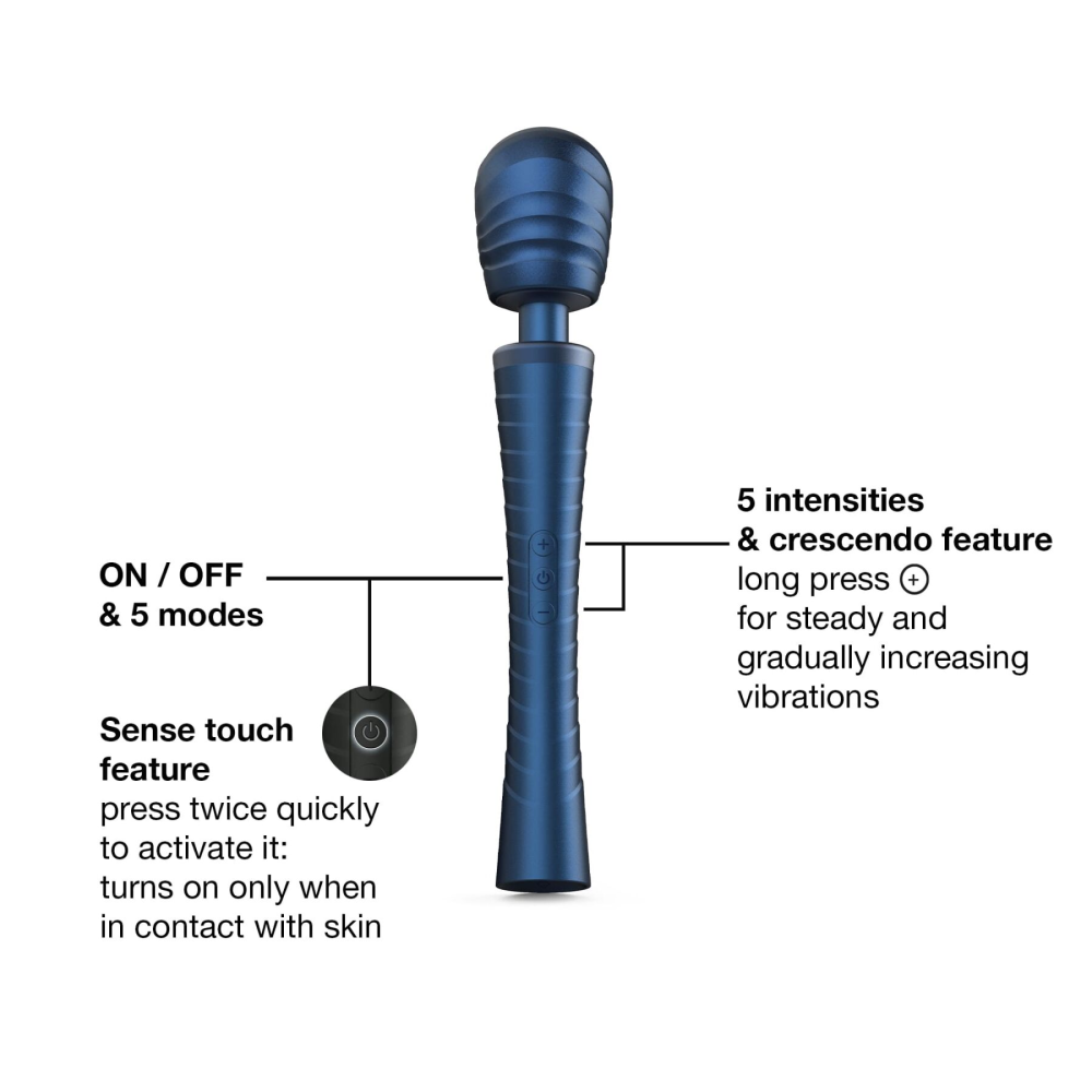 Вибромассажер Manwan MAN.WAND EDGY Stellar Blue