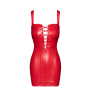 Платье Noir Handmade F364 Bombshell Lace-Up Mini Dress Red XS