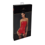 Корсет с подвязками для чулок Noir Handmade F368 Bombshell Fierce Corset-belt Red XS