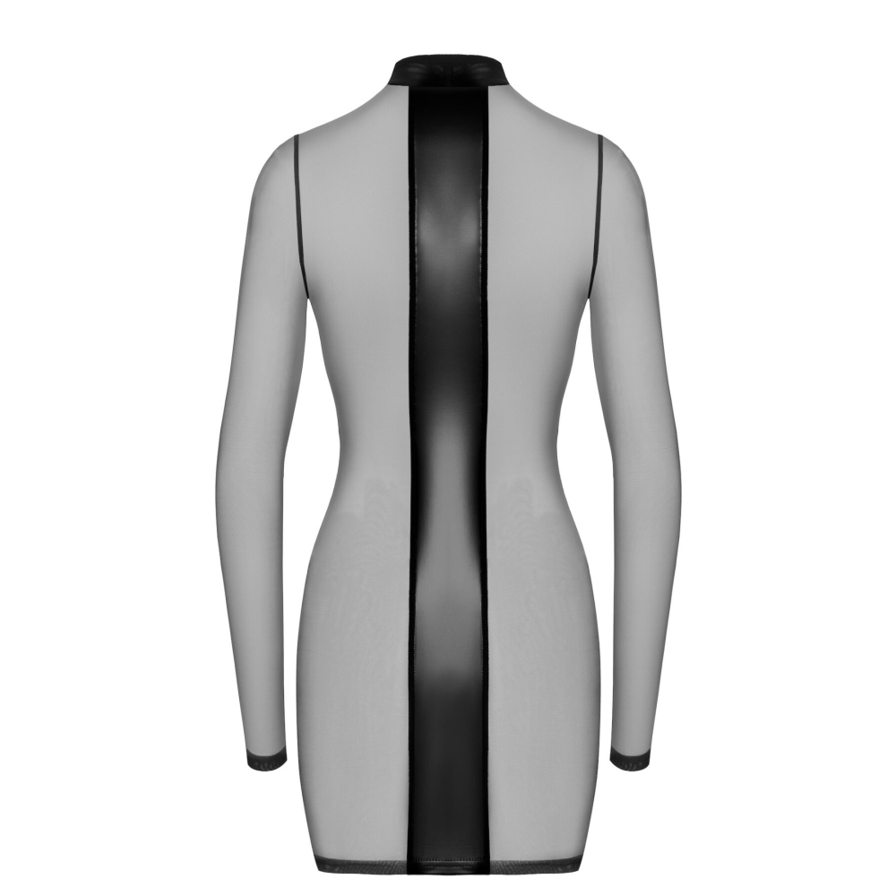 Платье Noir Handmade F369 Crossfire Mesh & Wetlook Mini dress XS